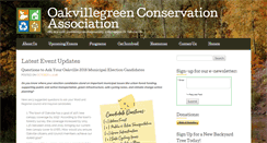 Desktop Screenshot of oakvillegreen.org