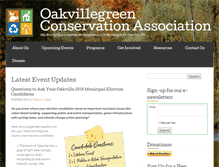 Tablet Screenshot of oakvillegreen.org